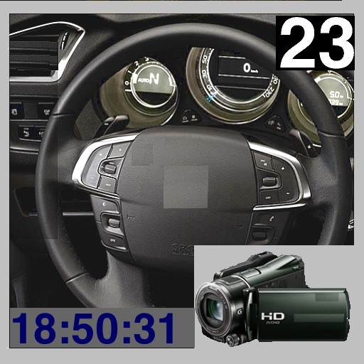 Car Blackbox - HD Video Record and Playback with Speed & Timer icon