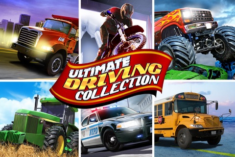 Ultimate Driving Collection 3D Free - Drive Tractors, Cars and Other Vehicles screenshot 2
