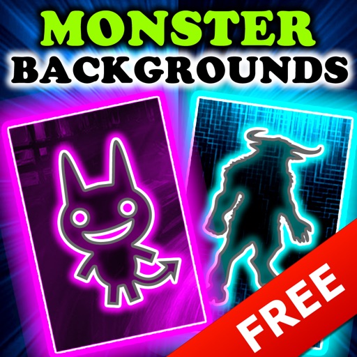 Monster Backgrounds - Awesome Customizable Wallpapers FREE! Icon