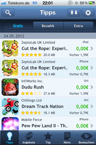 AppTicker Push screenshot 4