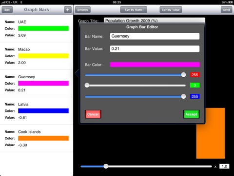TheBarGraph for iPad screenshot 2