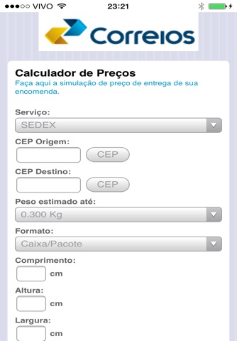 Correios Mobile screenshot 2
