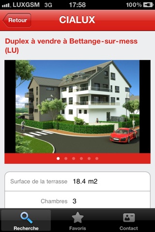 Screenshot #3 pour CIALUX - Entreprise Générale de Constructions - Immobilière - Promotions Luxembourg