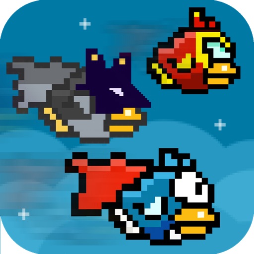 Flappy Trio Bird - Amazing Triple Super Hero Fly