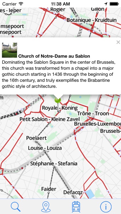 Offline Map Brussels - Guide, Attractions and Transport screenshot-3