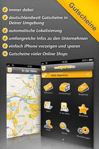 Gutscheine undSPAREN.de - Coupons mit Deinem iPhone einlösen screenshot 4