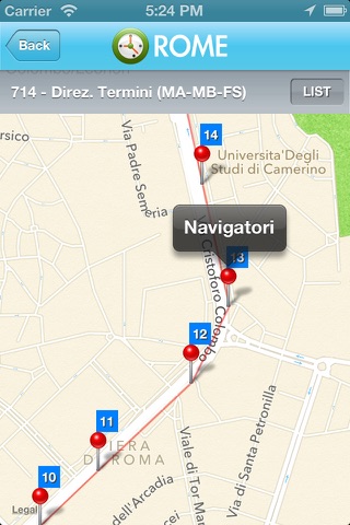 Rome Next Bus screenshot 2