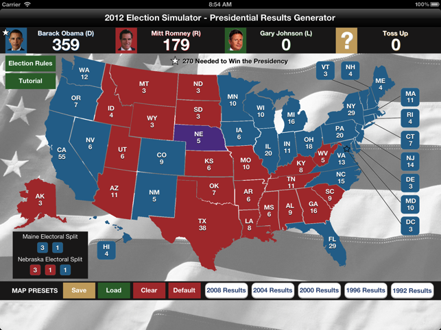 2012 Election Simulator(圖4)-速報App