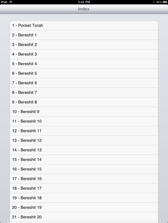 The Torah Bible Pentateuch for iPad