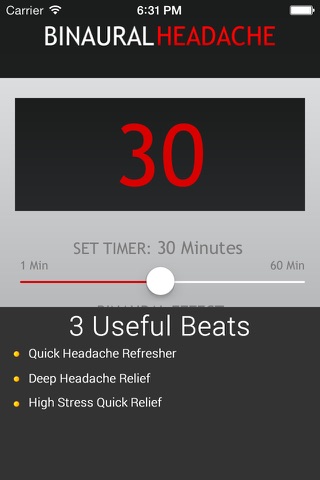 Binaural Headache Beats - Soothing Entrainment screenshot 2