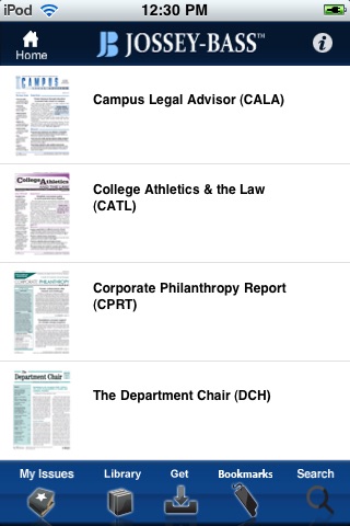 Jossey-Bass Newsletter Mobile Reader screenshot 2
