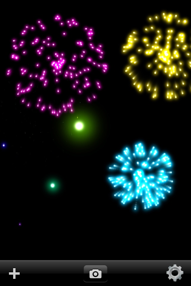 Real Fireworks Artwork Visualizer Free for iPhone and iPod Touch screenshot 2