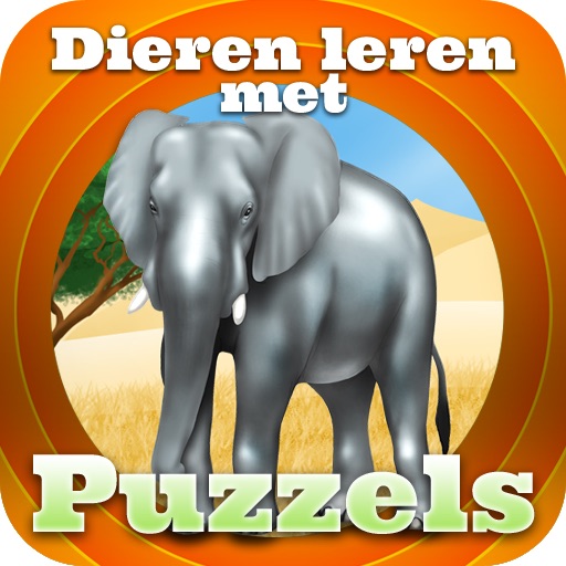 Dieren leren met puzzels icon