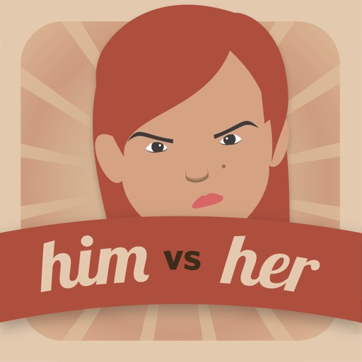 Him vs Her for iPhone Icon