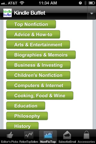 eBook Buffet -- Daily menu of free Kindle books screenshot 4