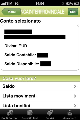 Banca Interprovinciale Mobile screenshot 4