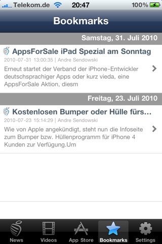 iPhone-notes.de screenshot 3