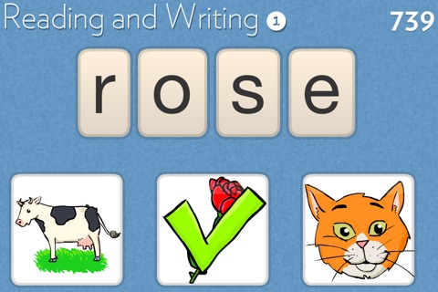 Reading and Writing 1 - Reading words screenshot 3