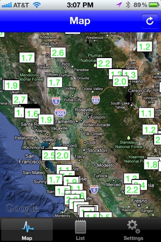 Earthquake Pro! Your App for Earthquake Maps and Alerts From Around The Globe screenshot 2