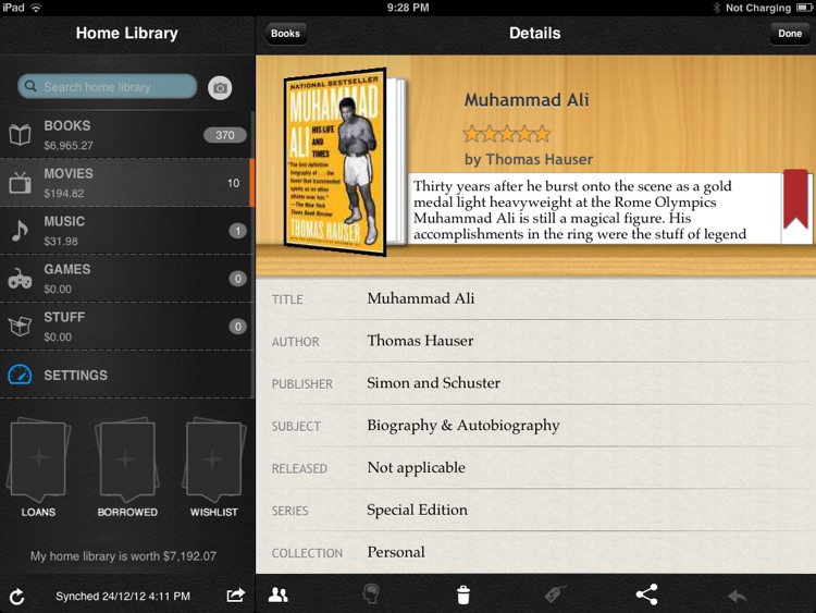 Home Library for iPad screenshot-3