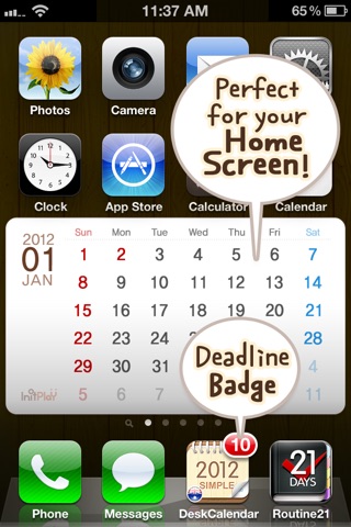 2012 Australia Calendar : Simple screenshot 2