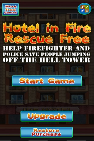 Hotel in Fire Rescue Free – Help firefighter and police save people jumping off the hell tower screenshot 2