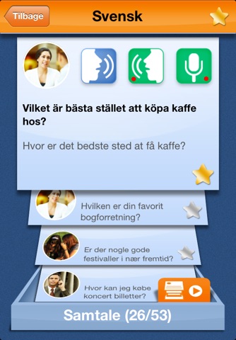 iSpeak Swedish: Interactive conversation course - learn to speak with vocabulary audio lessons, intensive grammar exercises and test quizzes screenshot 4