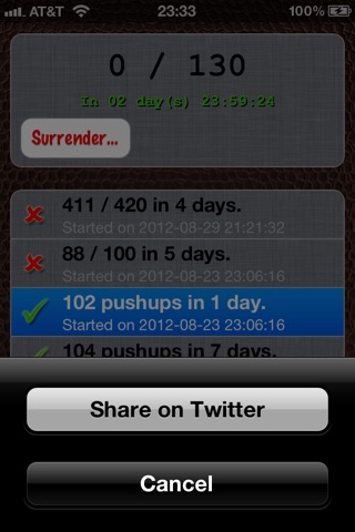 Pushup Addict screenshot 4