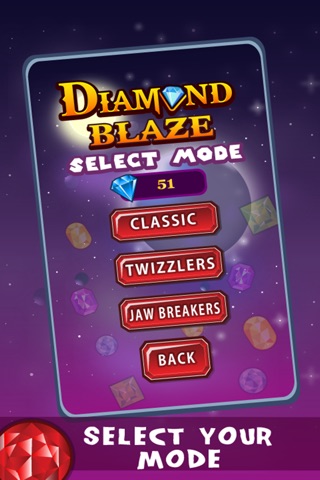 Diamond Blaze - Addictive Match 3 Puzzle adventure Mania screenshot 2