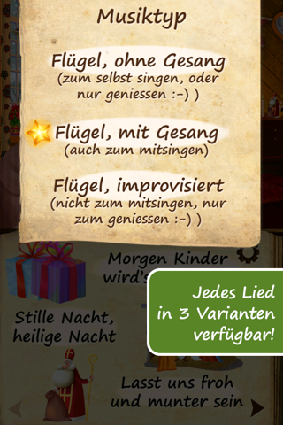 Uber Christmas Carols (German) | sing along ~ Free screenshot 3