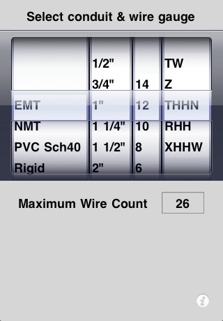 Conduit-Wire Calculator