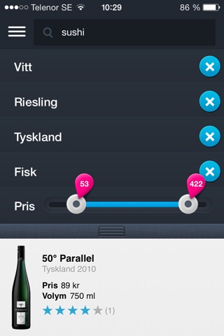 Min Vinkällare screenshot 2