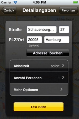 Taxi 24 Frankfurt screenshot 2