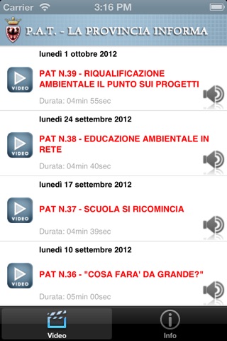 PAT Informa screenshot 2