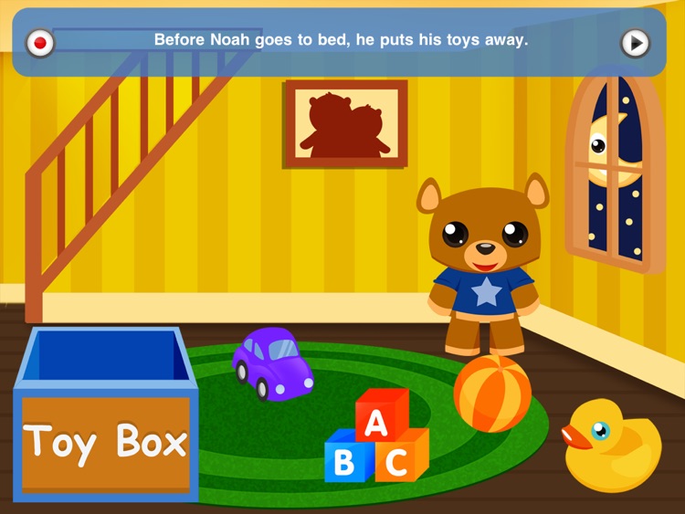 Bedtime Stories - Short Touch Book for Kids with Rockabye, Lullaby & Soothing Sounds