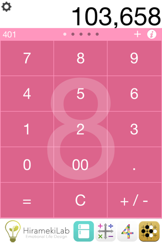 Flick&Clip Lite - Next Generation Calculator screenshot 3