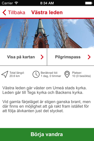 Pilgrim Umeå screenshot 2