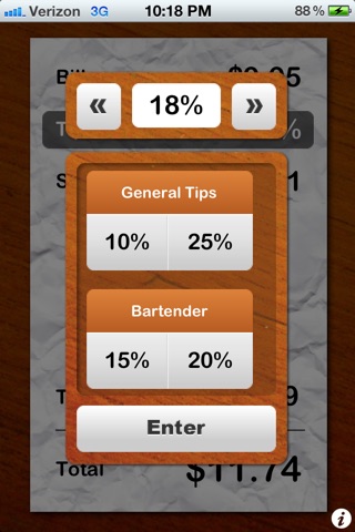 Tip18 - Tip Calculator screenshot 3