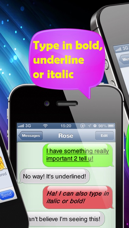 PIMP YOUR TEXT - COLOR MESSAGES WITH EMOJI 2 screenshot-3