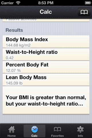 BodyFat Calculator® screenshot 2