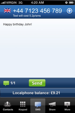 Localphone: WiFi screenshot 4