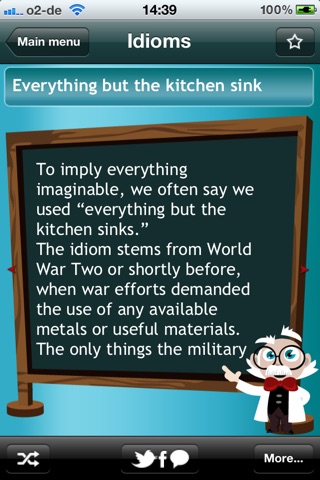 Idioms and Their Origins - 111 popular and obscure sayings and idioms screenshot 3