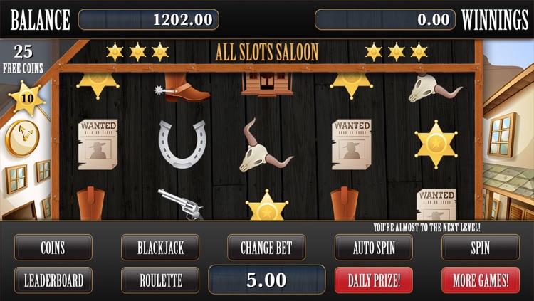 All Slots Machine 777 - Saloon Wildhorse Spin Shot Edition with ...