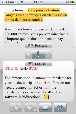 SYSTRAN Mobile Translator English-French screenshot 3