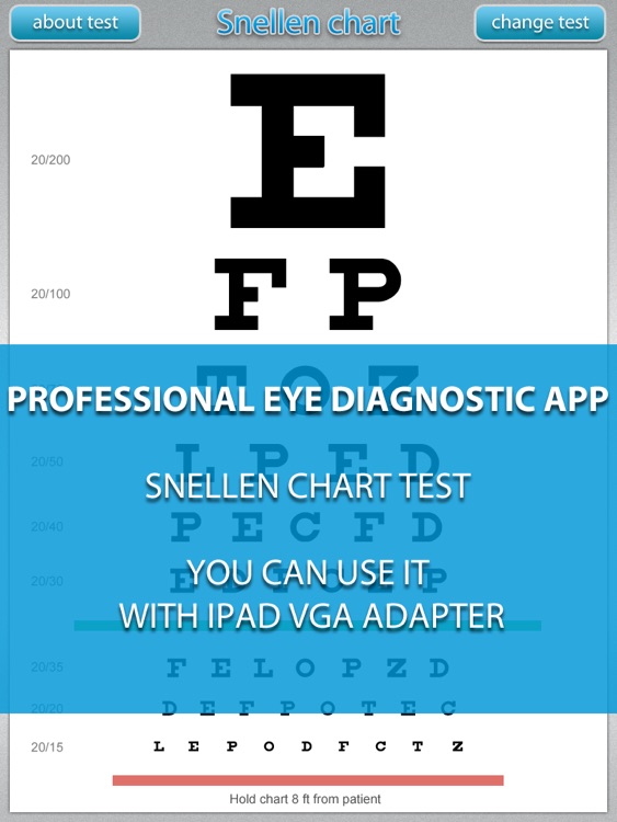 Snellen chart HD - Medical eye Diagnostic chart and test