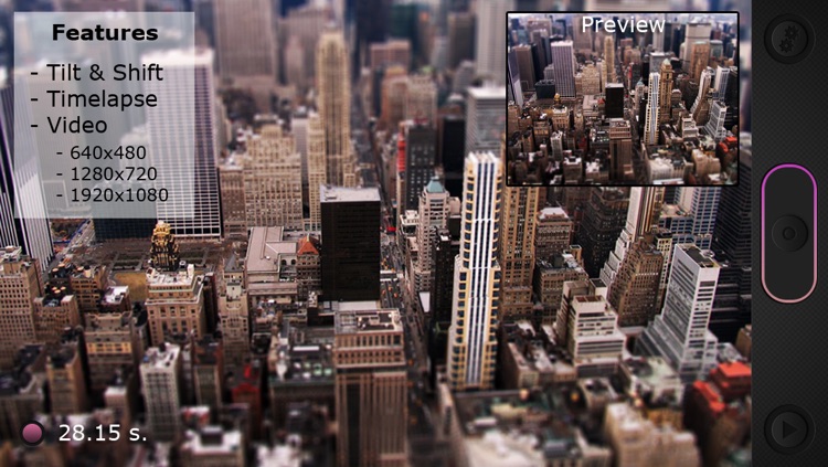 Miniatures Pro: Tilt-Shift Time-Lapse Videos