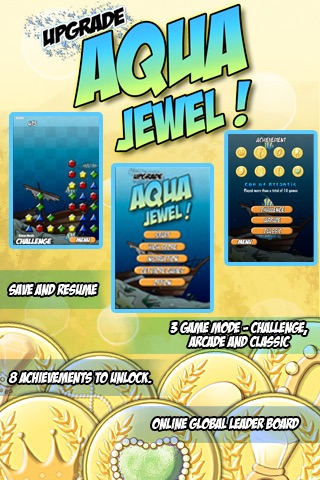 Aqua Jewel Upgrade Free screenshot 2
