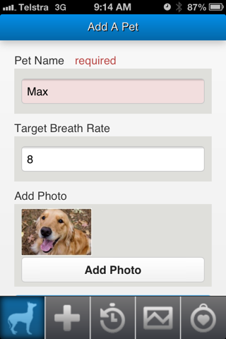 Your Dogs Heart Resting Respiratory Rate screenshot 2