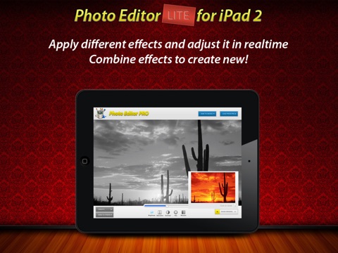 Photo Editor Lite for iPad 2 screenshot 3