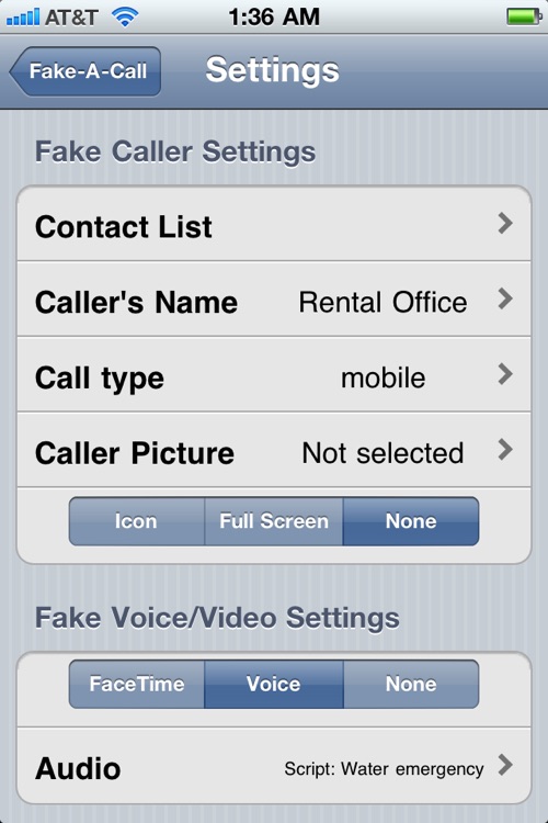 Fake-A-Call ™ screenshot-4